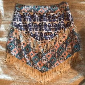 Lf fringe skirt